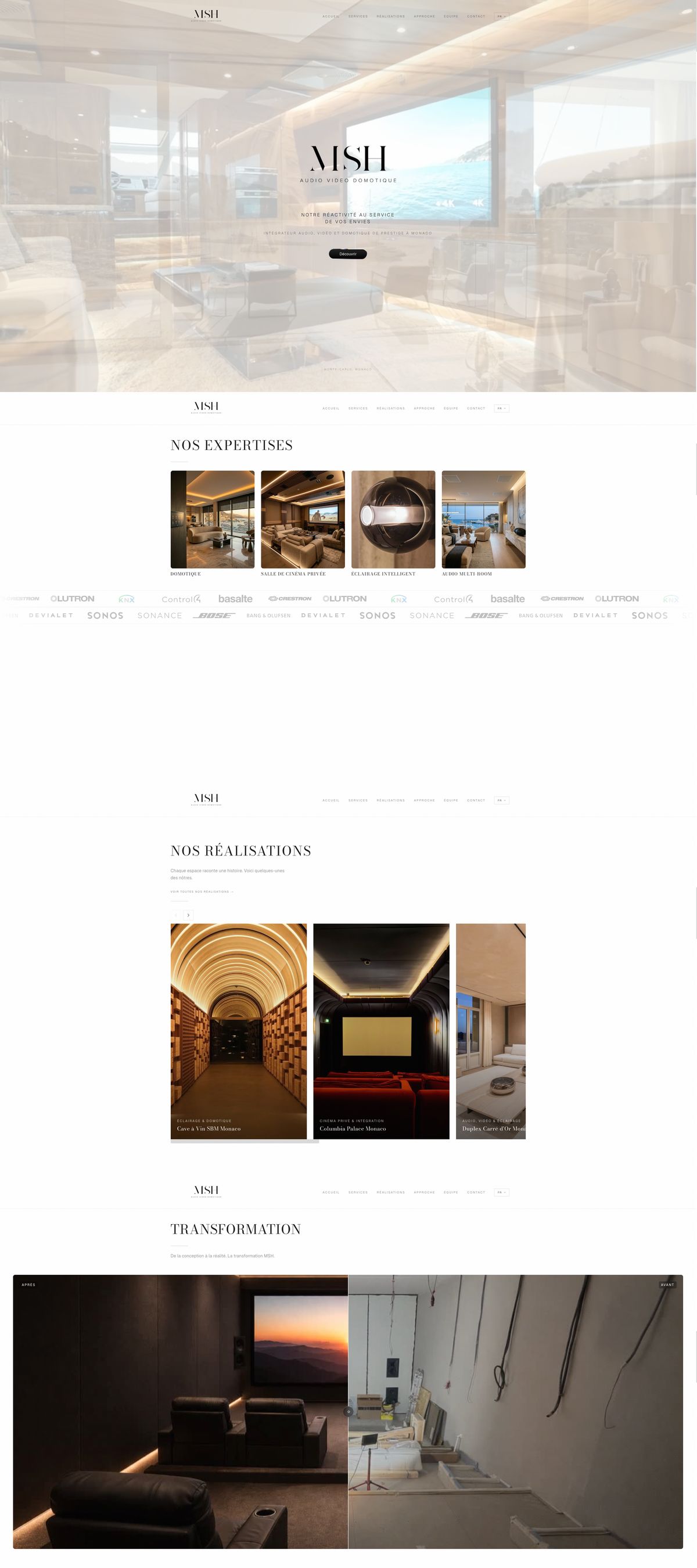 MSH Monaco, site complet